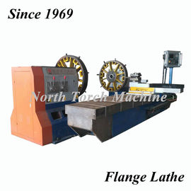 Durable Flange Metal Turning Lathe With Two Chucks SIEMENS CNC Control