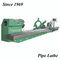 Flat Bed Pipe Threading Lathe Machine For Threading 355 Spindle Hole Pipe