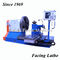 Metal Cnc Automatic Lathe Machine Flat Bed Geared Engine Facing Flange Surface