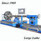 Full Automatic Facing In Lathe Machine , Cnc Metal Lathe For Turning Flange